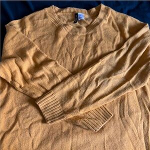 yellow h&m sweater